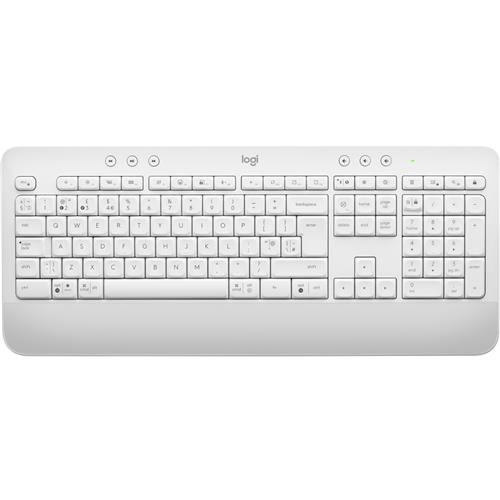 Logitech Signature K650 keyboard Bluetooth QWERTY UK International White