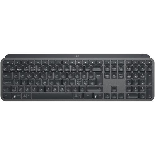Logitech MX Keys keyboard RF Wireless + Bluetooth QWERTY Nordic Graphite
