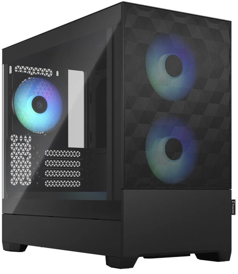 Fractal Pop Mini Air RGB Black MicroATX Tempered Glass PC Case