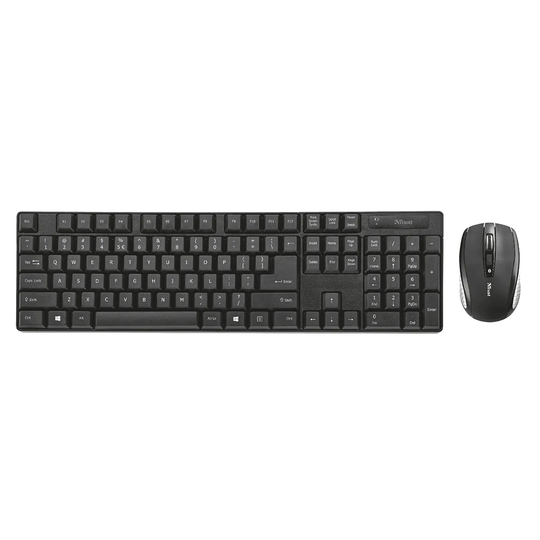 Trust Ximo Wireless Keyboard & Mouse - Black