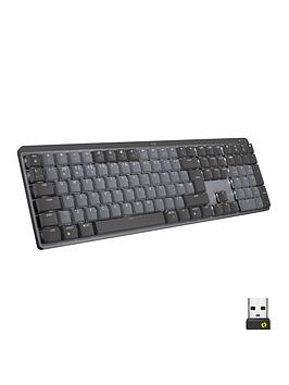 Logitech Mx Mechanical Wireless Illuminated Performance Keyboard - Graphite - Uk - Emea