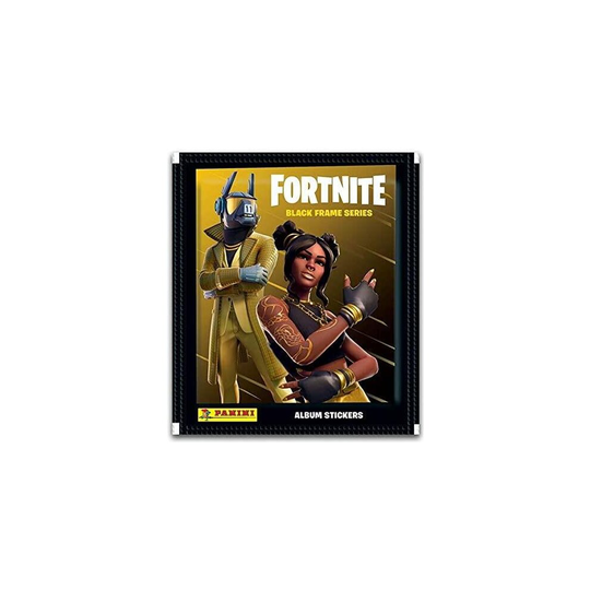 Panini Fortnite Black Frame Series Stickers 20 Packs Bundle