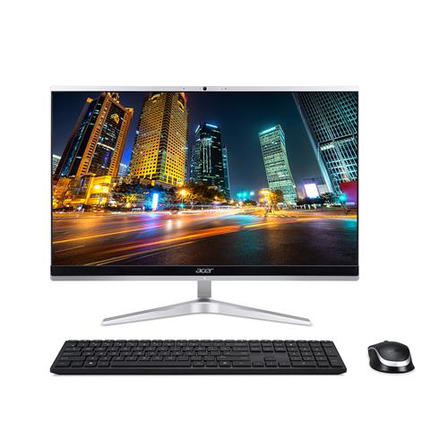 Acer Aspire C22-1650 All-in-One PC - (Intel Core i3-1115G 8GB 256GB SSD 21.5 inch Full HD Display Wireless Keyboard and Mouse Windows 11 Silver)