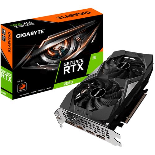 Gigabyte GV-N2060D6-6GD graphics card NVIDIA GeForce RTX 2060 6 GB GDDR6