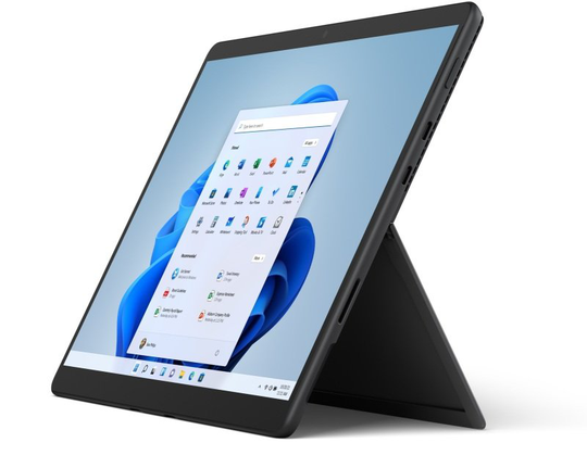 Microsoft Surface Pro 8, Intel Core i7-1185G7, 16GB RAM, 512GB SSD, 13" 2880 x 1920 Touchscreen, Intel Iris Xe, Windows 10 Pro, Graphite - 8PY-00