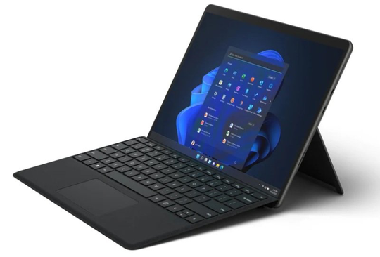 Microsoft Surface Pro 8, Intel Core i7-1185G7, 16GB RAM, 256GB SSD, 13" Touchscreen (2880x1920), Intel Iris Xe, Windows 11 Pro, Platinum - Incude
