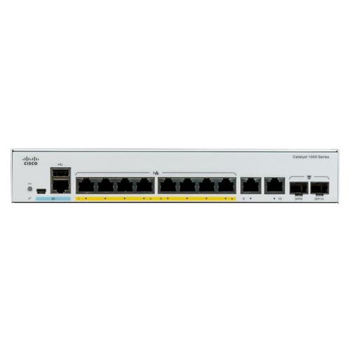 Cisco Catalyst C1000-8FP-E-2G-L network switch Managed L2 Gigabit Ethernet (10/100/1000) Gray Power over Ethernet (PoE)