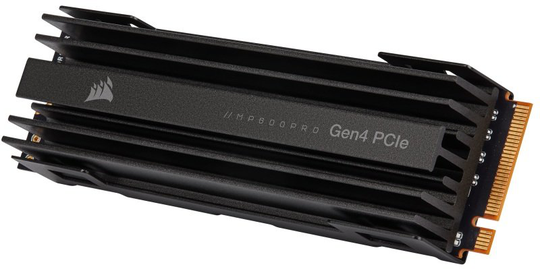 CORSAIR MP600 PRO 2TB Gen4 PCIe x4 NVMe M.2 SSD - High-Density TLC NAND - Aluminum Heatspreader - M.2 2280 Form-Factor