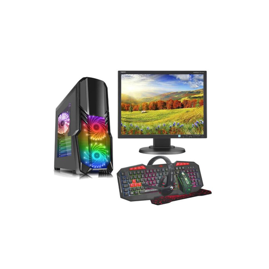 (Intel Core i7, 16GB) Gaming PC Bundle Intel Core i7 16GB Ram 1TB GT710