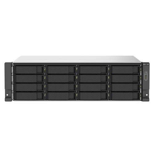 QNAP TS-1673AU-RP-16G NAS/storage server V1500B Ethernet LAN Rack (3U) Black Grey