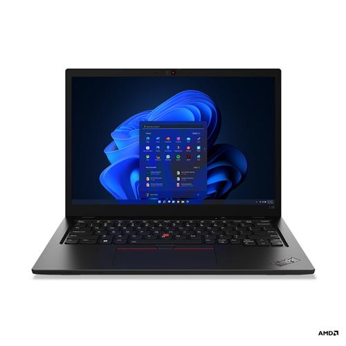 Lenovo ThinkPad L13 Gen 3 (AMD) 5675U Notebook 33.8 cm (13.3") WUXGA AMD Ryzen 5 PRO 8 GB DDR4-SDRAM 256 GB SSD Wi-Fi 6E (802.11ax) Windows 11 Pro Black