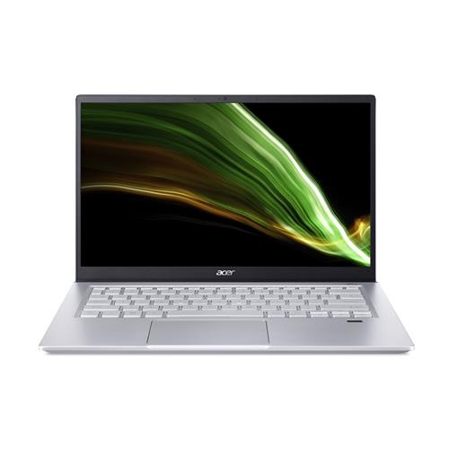 Acer Swift SFX14-41G-R0TA 5800U Notebook 35.6 cm (14") Full HD AMD Ryzen 7 16 GB LPDDR4x-SDRAM 1000 GB SSD NVIDIA GeForce RTX 3050 Ti Wi-Fi 6 (802.11ax) Windows 11 Home Blue Silver
