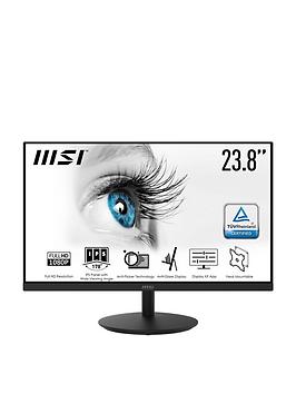 Msi Pro Mp242 24 Inch Full Hd Flat Monitor - 75Hz, Ips, Built-In Speakers