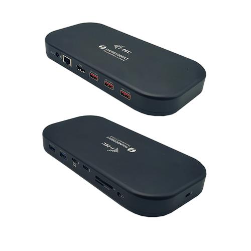 i-tec Thunderbolt 3/USB-C Dual 4K Docking Station + USB-C to DisplayPort Cable (15 m) + Power Delivery 60W