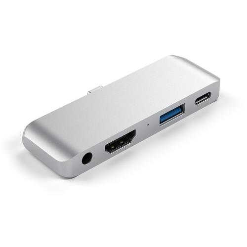 Satechi ST-TCMPHS interface hub USB 3.2 Gen 1 (3.1 Gen 1) Type-C 5000 Mbit/s Silver