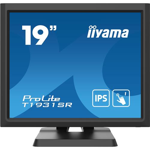 iiyama ProLite T1931SR-B6 touch screen monitor 48.3 cm (19") 1280 x 1024 pixels Single-touch Multi-user Black