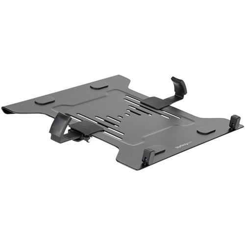 StarTech.com VESA Laptop Tray - Adjustable Monitor Arm Laptop Tray Secures Notebooks (4.5kg / 9.9lb) - 75x75 & 100x100 VESA Mount Holes - Ventilated - For Monitor Desk Mounts/Stands