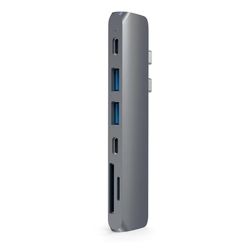 Satechi ST-CMBPM interface hub USB 3.2 Gen 1 (3.1 Gen 1) Type-C 40000 Mbit/s Gray
