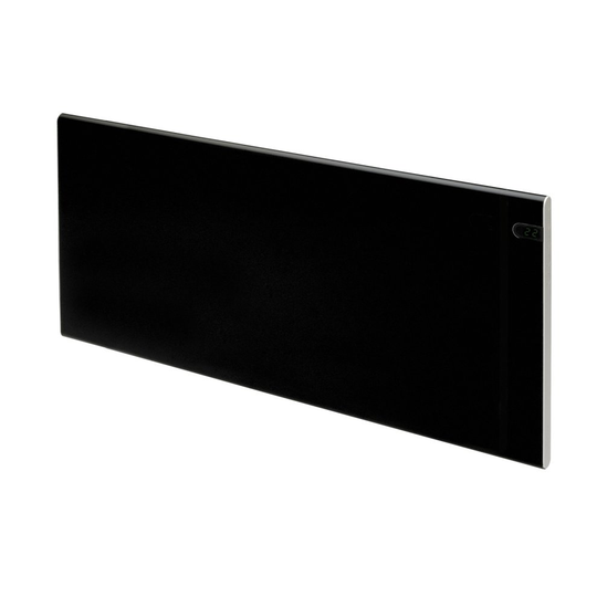 (Black, 400W) Adax Neo Electric Panel Heater / Convector Radiator With Timer, Modern