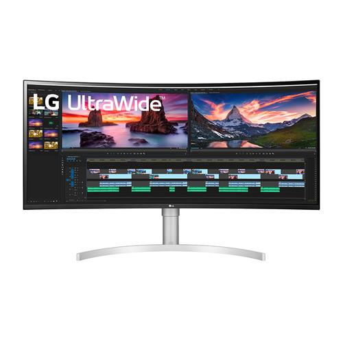 LG 38WN95C-W computer monitor 96.5 cm (38") 3840 x 1600 pixels UltraWide Quad HD Black Silver White