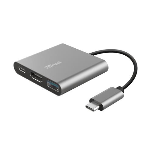 Trust Dalyx USB 3.2 Gen 1 (3.1 Gen 1) Type-C 5 Mbit/s Aluminium Black