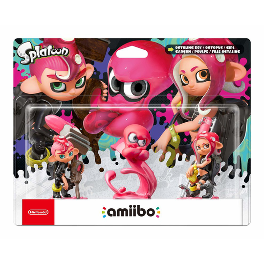 Octoling Triple Pack (Octoling Boy + Octopus + Girl) amiibo (Splatoon Collection) (Nintendo Switch)
