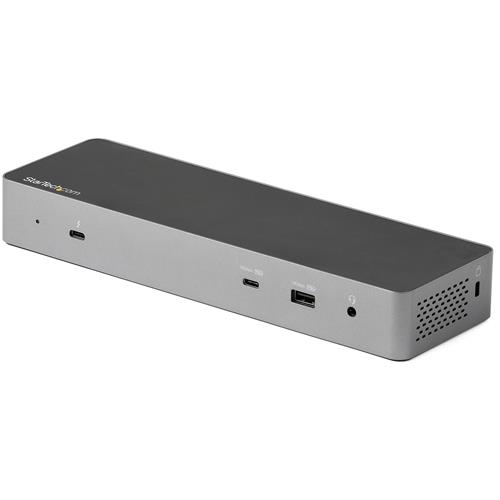 StarTech.com Thunderbolt 3 Dock w/ USB-C Host Compatibility - Dual 4K 60Hz DisplayPort 1.4 or Dual HDMI Monitors - Single 8K - TB3/USB-C Laptop Docking Station - 96W PD 5xUSB - 10Gbps