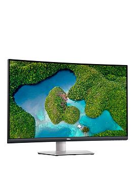 Dell S3221Qs 31.5In 4K Uhd Curved Monitor - 4Ms, 60Hz, Amd Freesync, Built-In Speakers - Silver