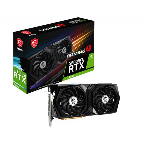 MSI GeForce RTX 3050 GAMING X 8G NVIDIA GeForce RTX 3050 8 GB GDDR6