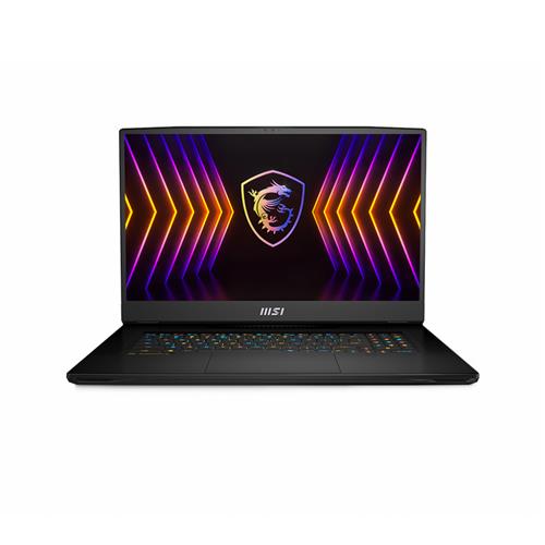 MSI Gaming GT77 12UGS-049UK Titan i7-12800HX Notebook 43.9 cm (17.3") 4K Ultra HD Intel Core i7 16 GB DDR5-SDRAM 1000 GB SSD NVIDIA GeForce RTX 3070 Ti Wi-Fi 6E (802.11ax) Windows 11 Home Black