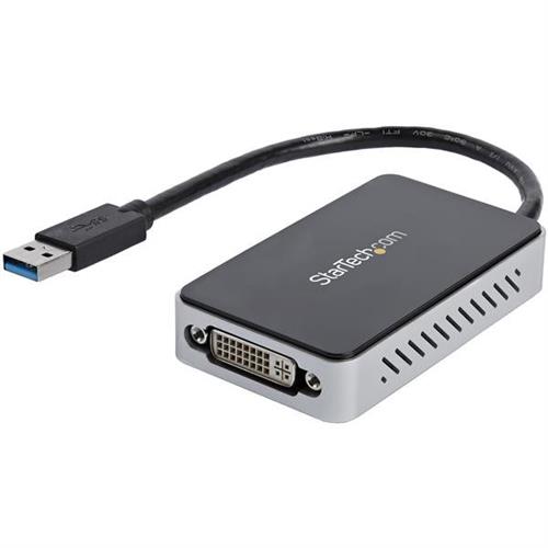 StarTech.com USB 3.0 to DVI Adapter with 1-Port USB Hub 1920x1200