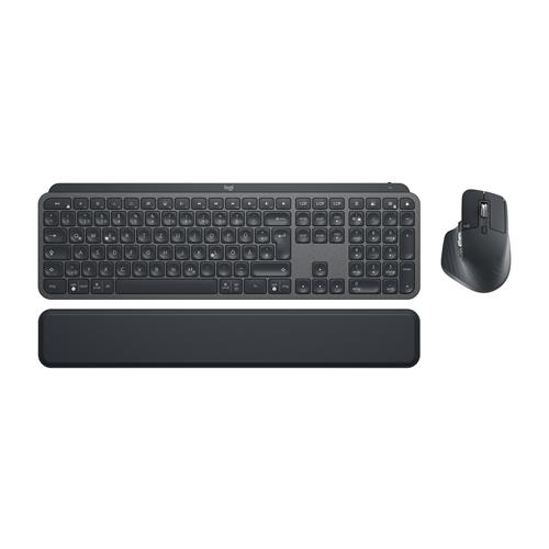 Logitech Mx Keys Combo For Business keyboard Mouse included Bluetooth QWERTZ German Graphite