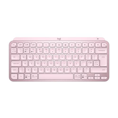 Logitech MX Keys Mini keyboard RF Wireless + Bluetooth QWERTY English Pink