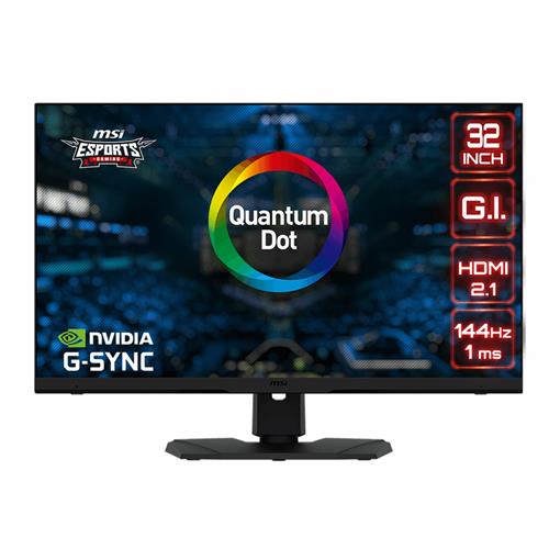 MSI Optix MPG321UR-QD 81.3 cm (32") 3840 x 2160 pixels 4K Ultra HD LCD Black