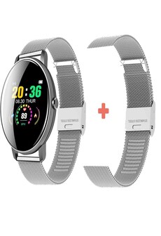 2020 Full Touch Waterproof Smart Watch for Android and IOS Silver