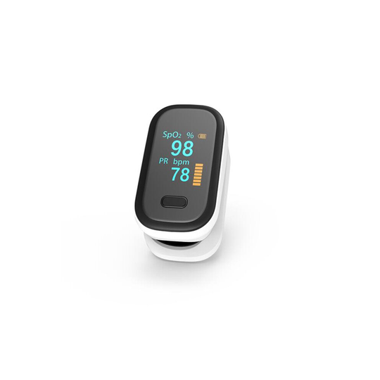 Finger pressure oximeter CE certification blood oxygen saturation detection blood sample pulse heart rate monitor