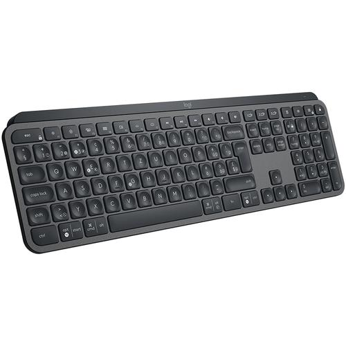 Logitech MX Keys keyboard RF Wireless + Bluetooth QWERTZ Swiss Graphite