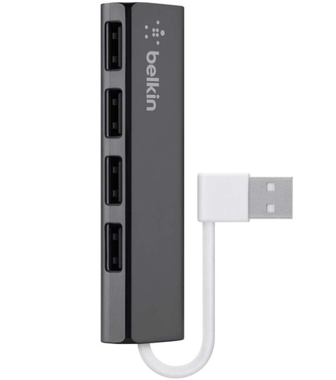 Belkin 4 Port Ultra-Slim Travel Hub