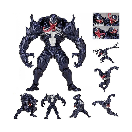 Marvel Spider-Man Venom Revoltech Series PVC Action Figure Model Toys Collection