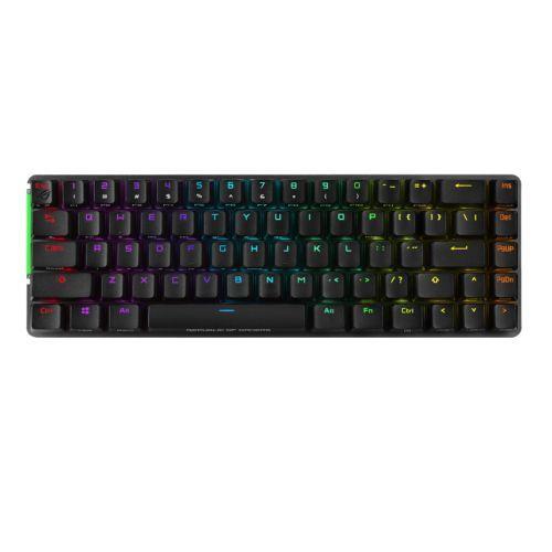 Asus ROG FALCHION NX BROWN Compact 65% Mechanical RGB Gaming Keyboard Wireless/USB ROG NX Brown Switches Per-key RGB Lighting Touch Panel 450-hour Battery Life