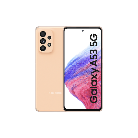 Samsung Galaxy A53 5G Awesome Peach 6.5 128GB 5G Unlocked & SIM Free Smartphone