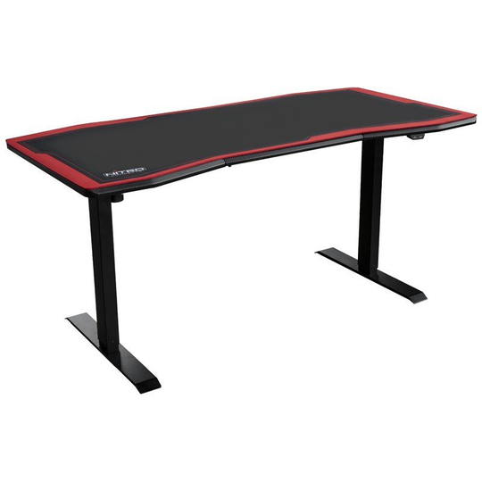 Nitro Concepts D16E Electric Adjustable Sit/Stand Gaming Desk - Carbon Red