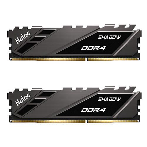 Netac Shadow Grey 32GB Kit (2 x 16GB) DDR4 3200MHz (PC4-25600) CL16 DIMM Memory