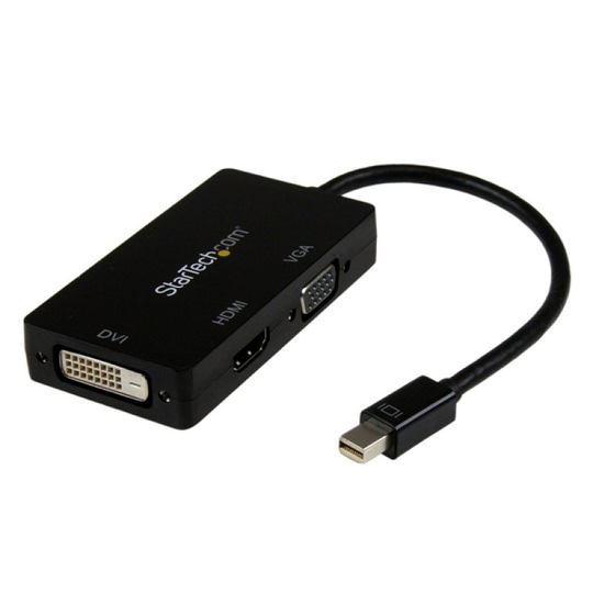 StarTech.com 3 in 1 Mini DisplayPort Adapter - 1080p - DP to VGA, DVI or HDMI
