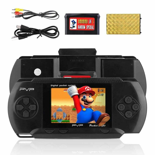 (Black) 3000 GAMES CONSOLE RETRO MEGADRIVE DS VIDEO