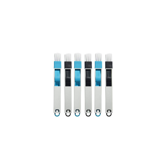 ZHIYE 6 Pack 2 in 1 Window Gap Slot Cleaning Small Household Dustpan and Brush Easily Clean Vents Keyboards etc by The Dustpan and Brush Sto