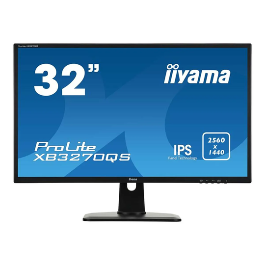 Iiyama Prolite XB3270QS-B1 Computer Monitor - Black