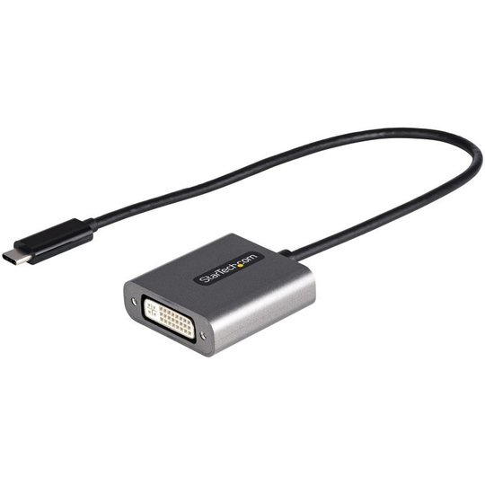 Startech USB C to DVI Adapter - 1920x1200p USB-C to DVI-D Adapter Dongle - USB Type C to DVI Display/Monitor - Video Converter - Thunderbolt 3 Compati