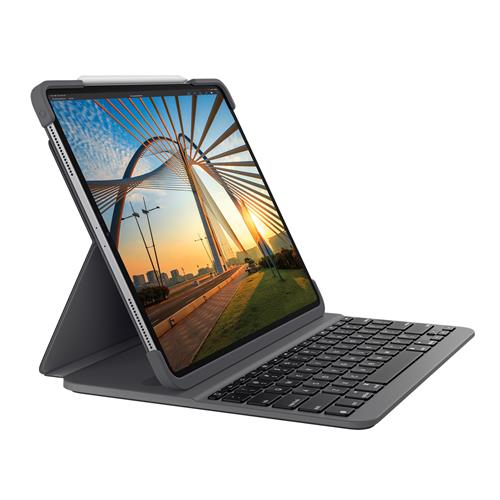Logitech Slim Folio Pro for iPad Pro 11-inch (1st 2nd & 3rd generation) Graphite Bluetooth QWERTY UK English