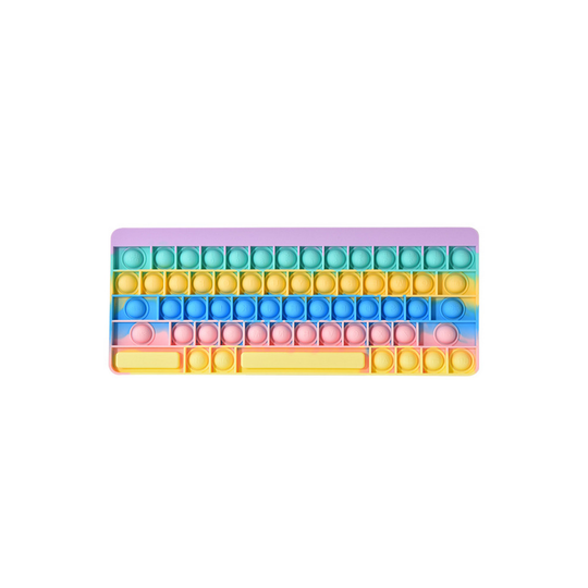 (Style 02) POP IT Toy Fidget Toy keyboard Silicone Bubble Toy